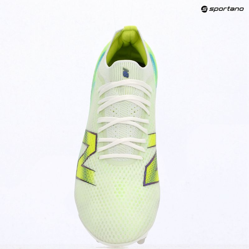 Fußballschuhe New Balance Furon Elite V9 SG white/alkaline green 7