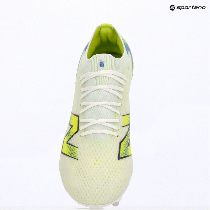Fußballschuhe New Balance Furon Pro V9 SG white/alkaline green 7