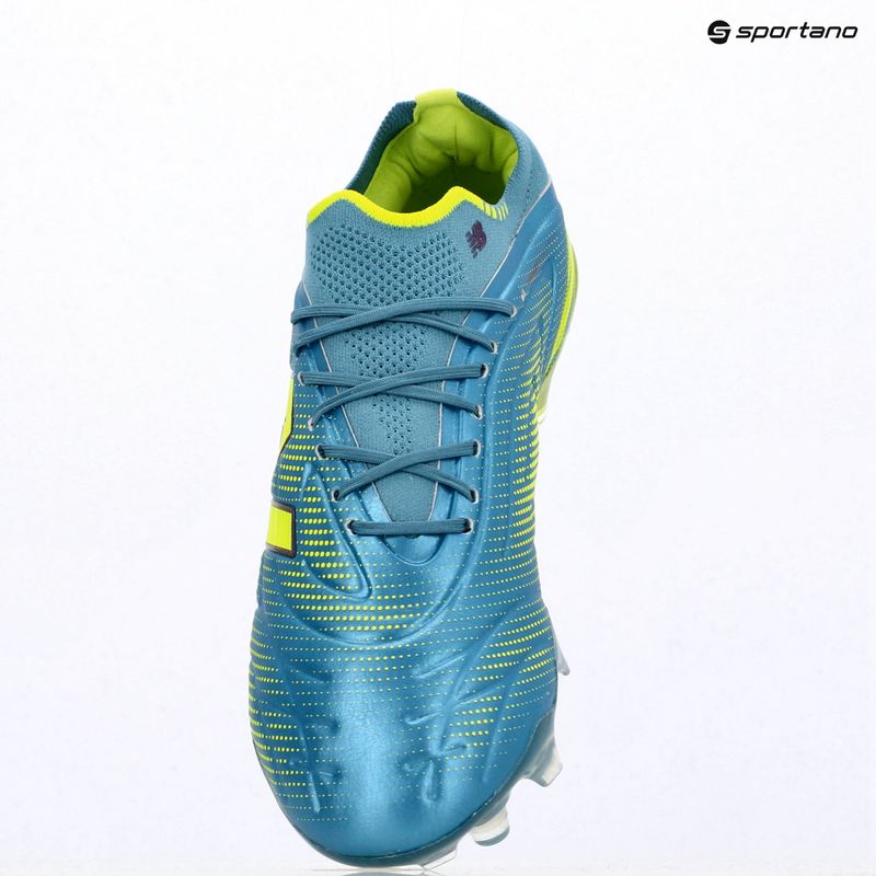 Fußballschuhe New Balance Tekela Elite Low V5 FG metallic blue/alkaline green/team navy 7