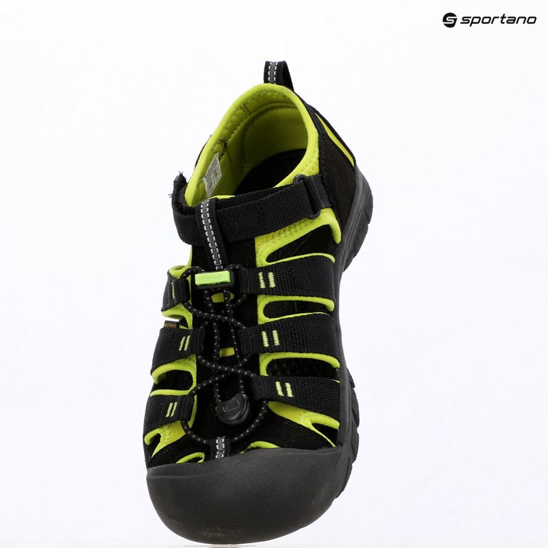 Kinder-Sandalen KEEN Newport H2 black/lime green 7