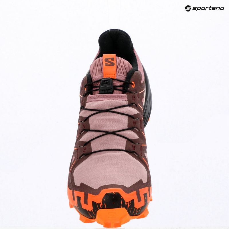 Laufschuhe für Damen Salomon Speedcross 6 GTX dusky orchid/huckleberry 16