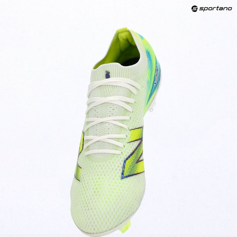 Fußballschuhe New Balance Furon Elite V9 FG white/alkaline green 6