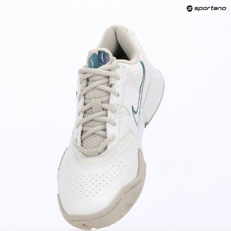 Herren-Tennisschuhe Nike Court Lite 4 White/Light Bone/New Slate/Smokey Blue 10