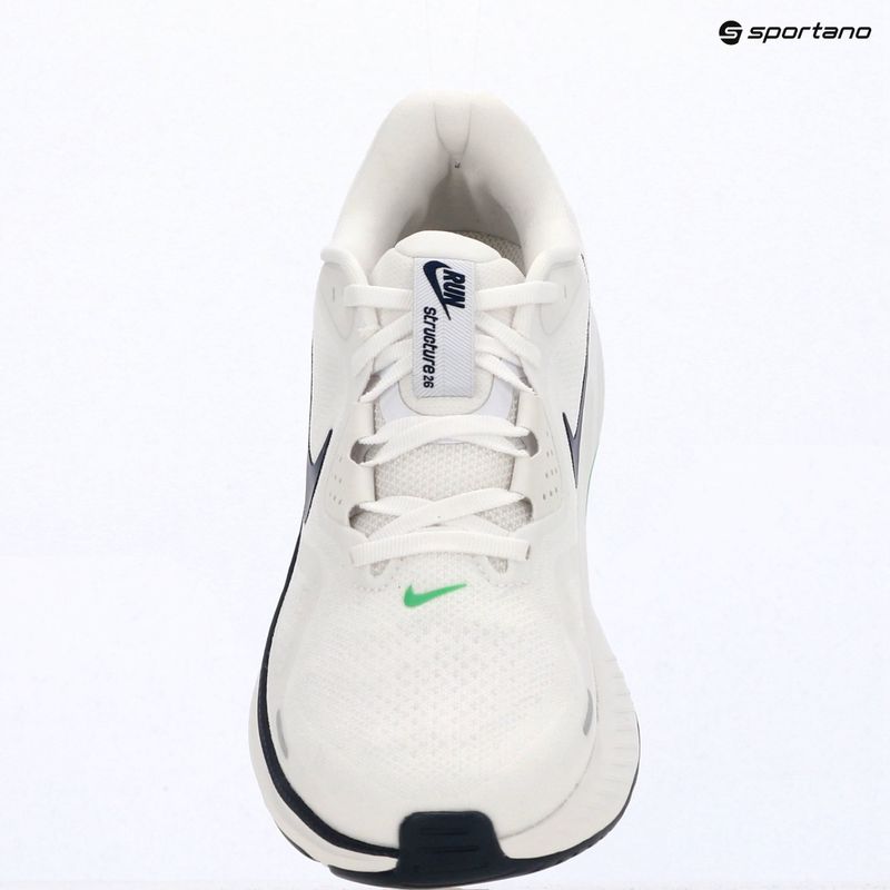 Herren-Laufschuhe Nike Structure 26 white/green spark/midnight navy 6