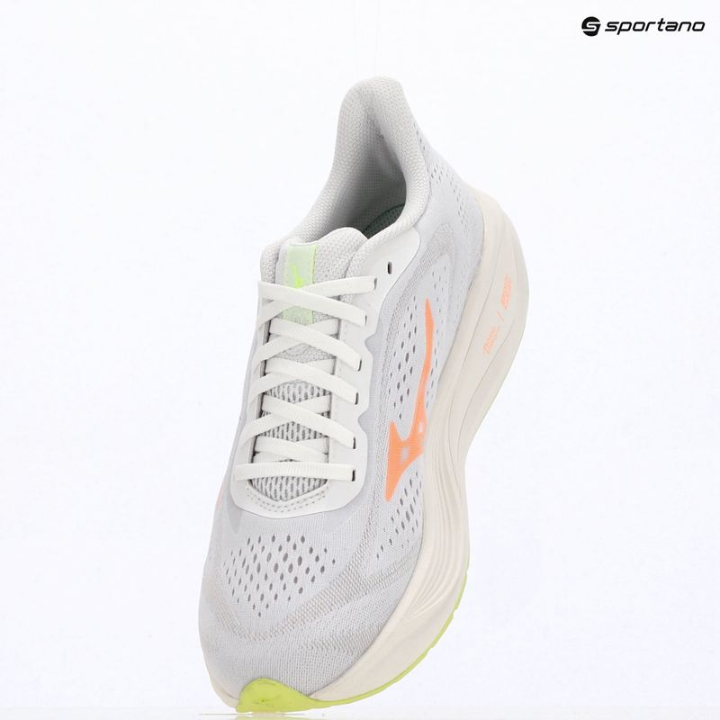 Laufschuhe für Damen Mizuno Neo Cosmo 2 white/flamingo coral/lime pulp 9