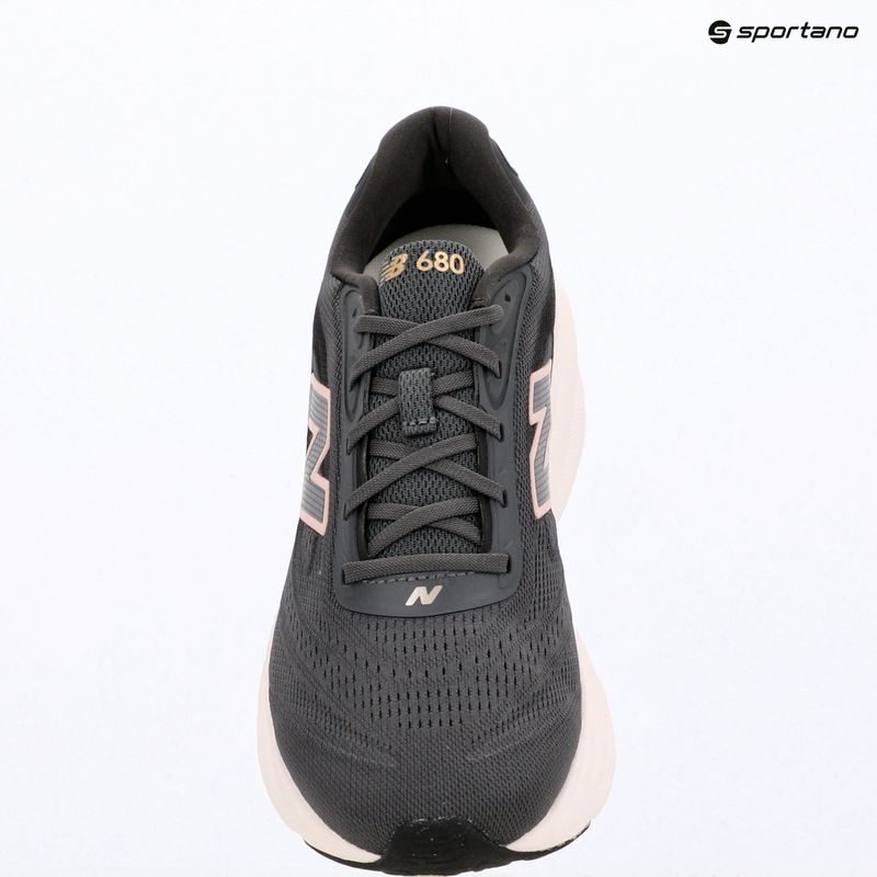 Laufschuhe für Damen New Balance Fresh Foam 680's V9 black cement/pink salt 7