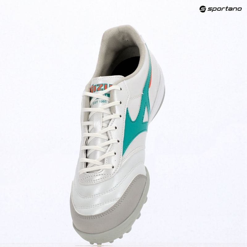 Fußballschuhe Mizuno Morelia Sala Pro TF white/arcadia/lava orange 9