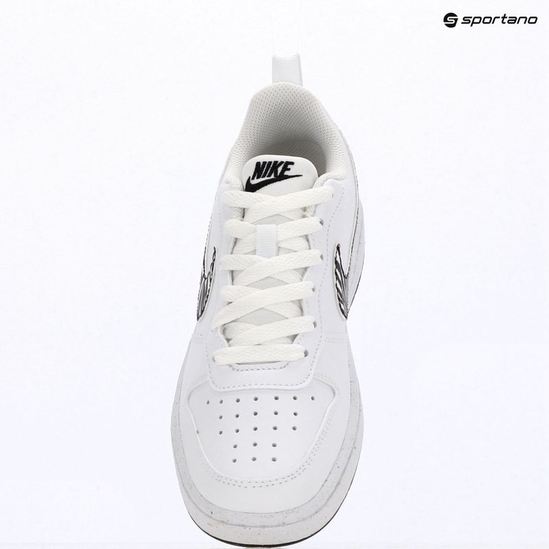 Kinderschuhe Nike Court Borough Low white/black 10
