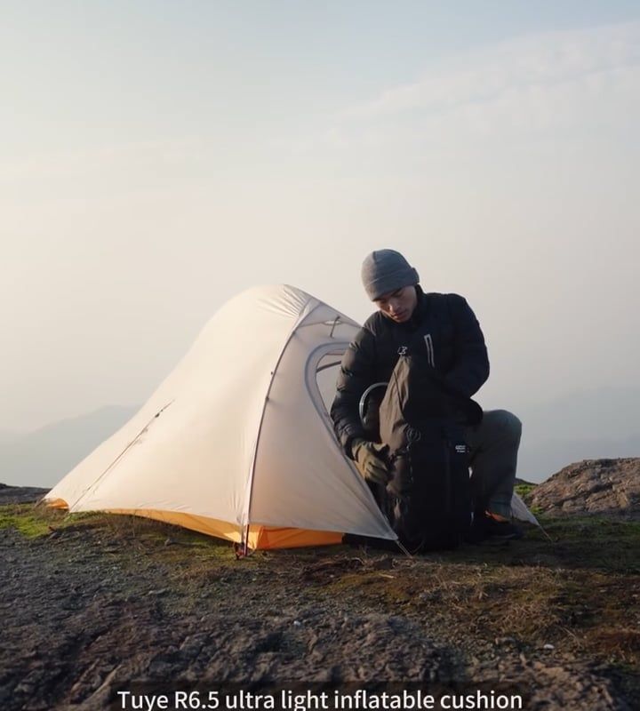Matte Naturehike Tuye R 6.5 carbon silver 6