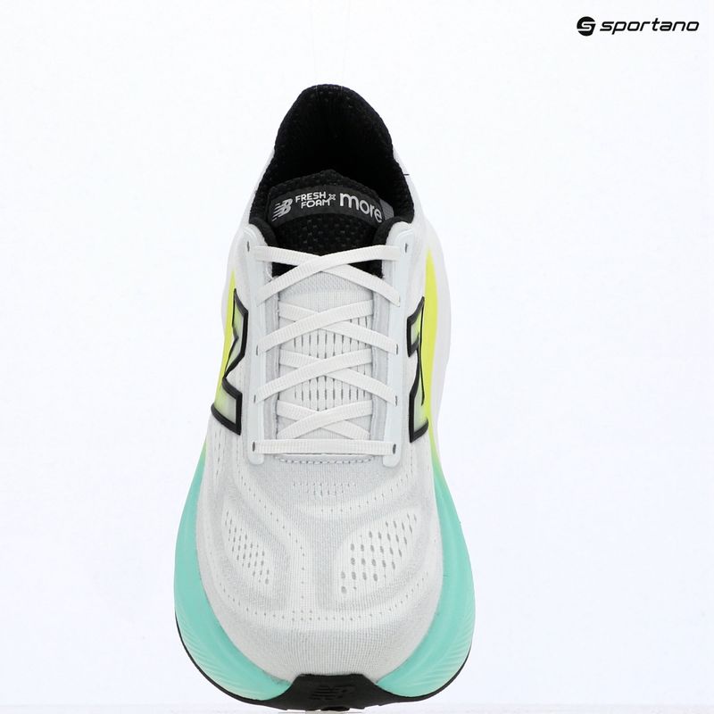 Herren-Laufschuhe New Balance Fresh Foam More V6 white/bright mint 7