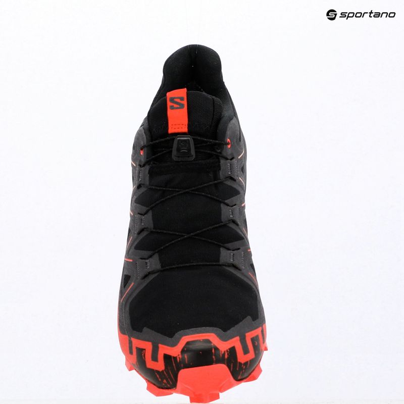 Herren-Laufschuhe Salomon Speedcross 6 GTX black/fiery red 16