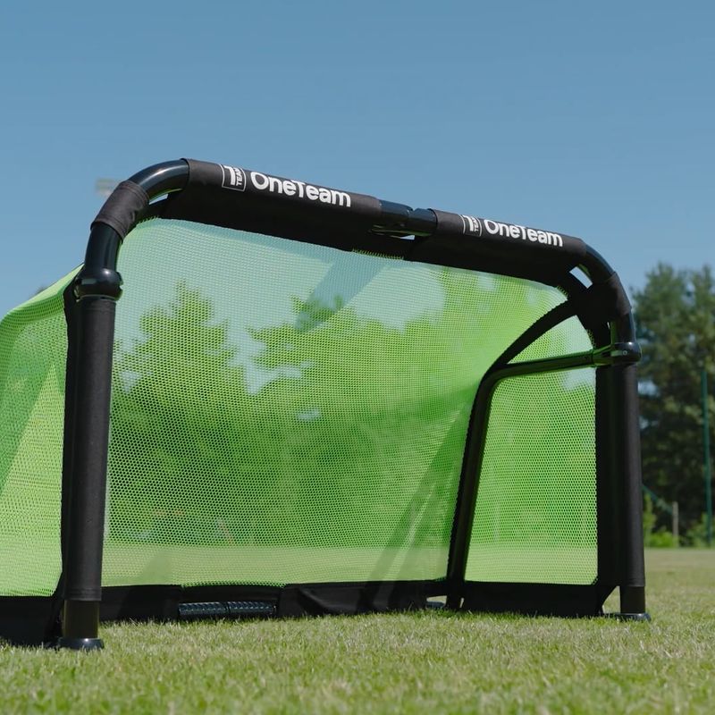 Fußballtor OneTeam Swiftgoal 120 x 70 cm black/green 13