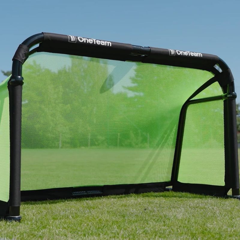 Fußballtor OneTeam SWIFTGOAL 150 x 90 cm foldable black/green 13
