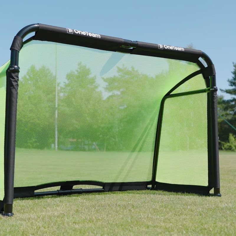 Fußballtor OneTeam SWIFTGOAL 180 x 120 cm foldable black/green 13