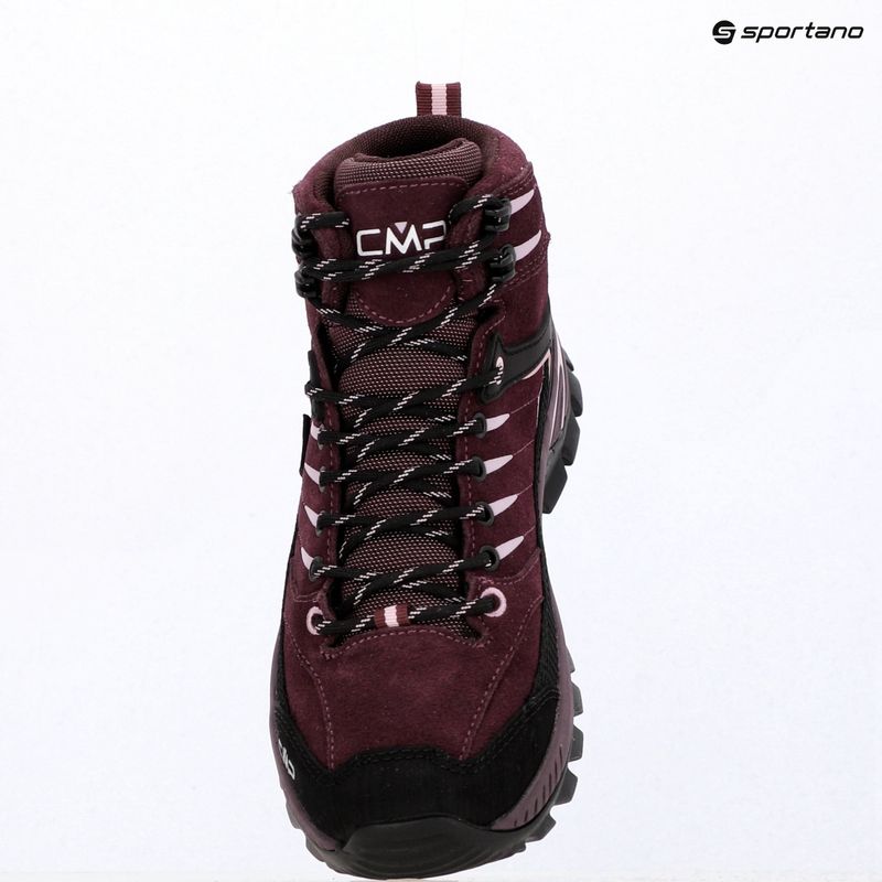 Damen-Trekkingschuhe CMP Rigel 2.0 Mid Waterproof plum/soft pink 9