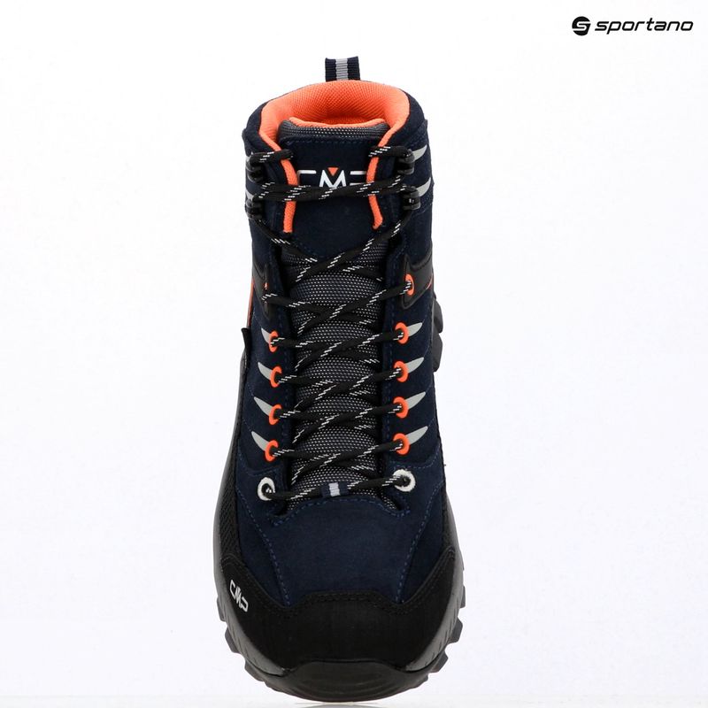 Damen-Trekkingschuhe CMP Rigel 2.0 Mid Waterproof b.blue/ghiaccio/marigold 9