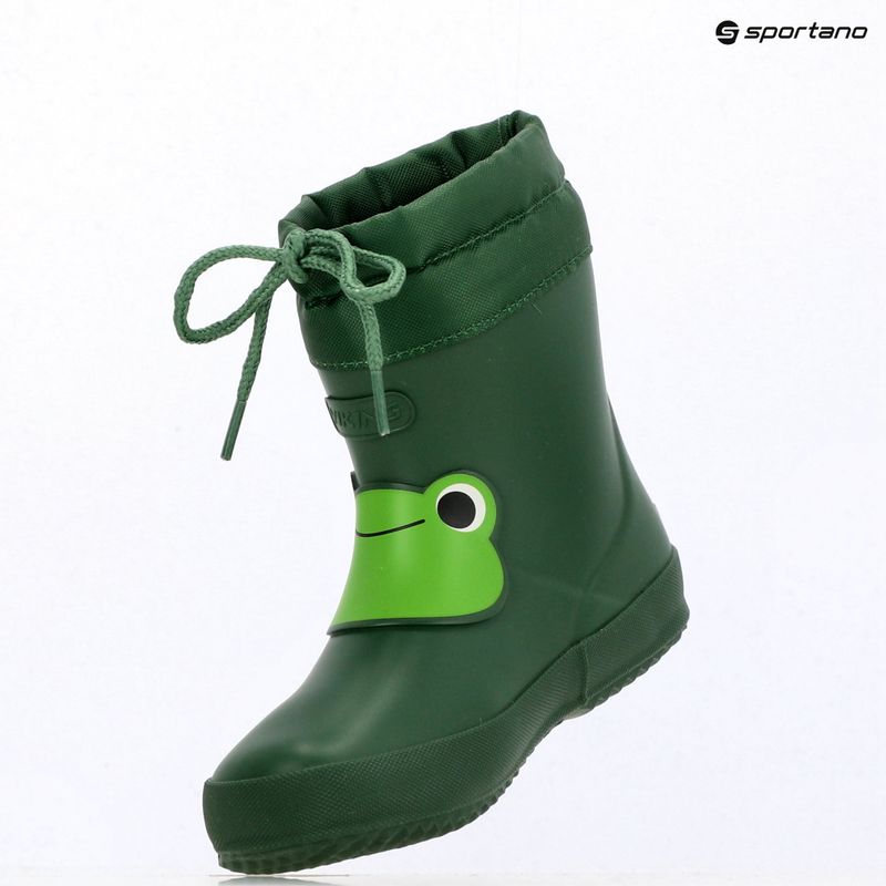 Kinder-Gummistiefel Viking Footwear Alv Indie Print grün 16