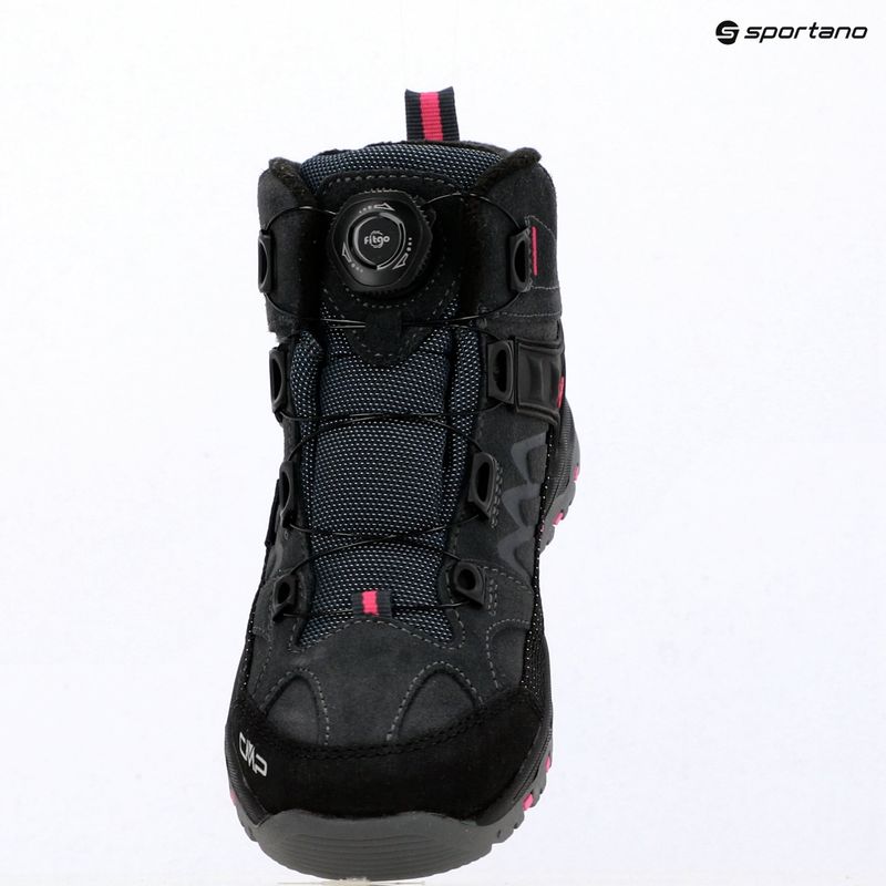 Kinder-Trekkingschuhe CMP Kiruna Mid Fitgo Fleece Wp antracite/festival 9