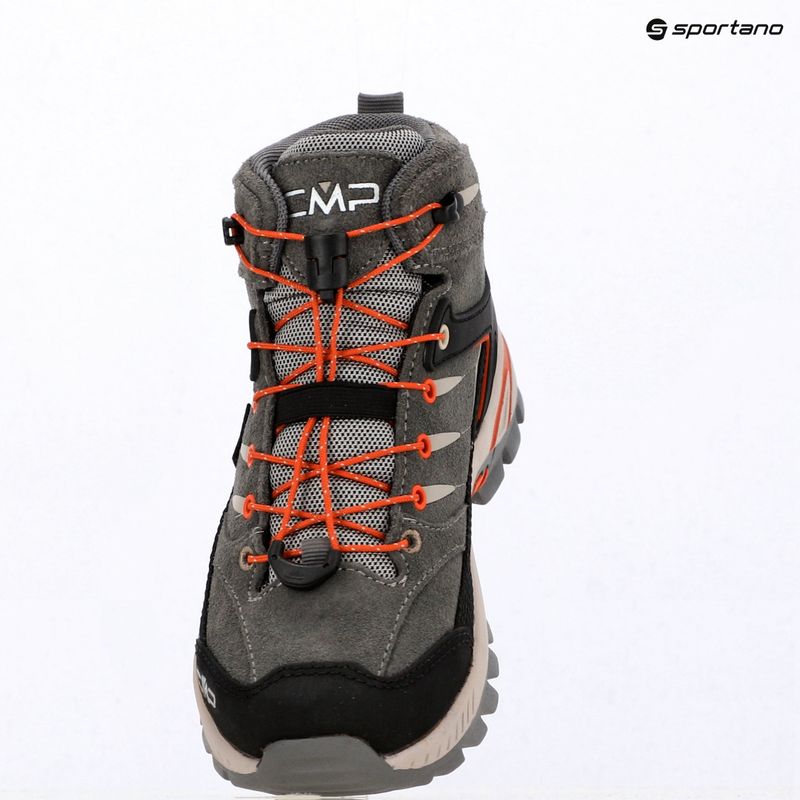 Kinder-Trekkingschuhe CMP Rigel 2.0 Mid Waterproof grey/brick 9