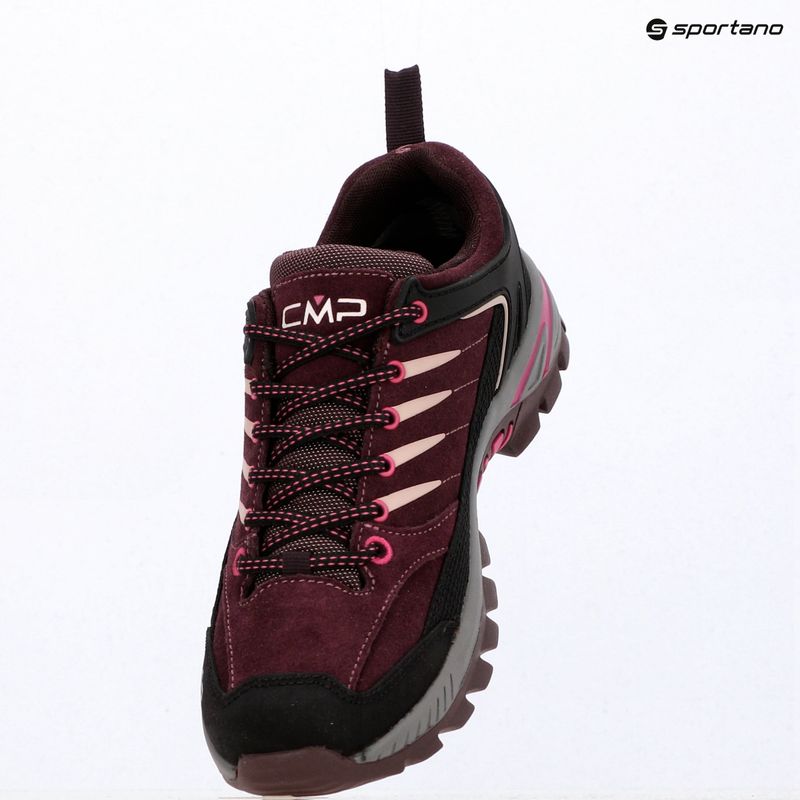 Kinder-Trekkingschuhe CMP Rigel 2.0 Low Waterproof black berry/amaranto 9