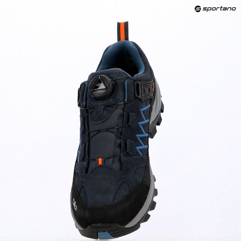 Herren-Trekkingstiefel CMP Rigel Low Fitgo Wp b.blue/flash orange 9