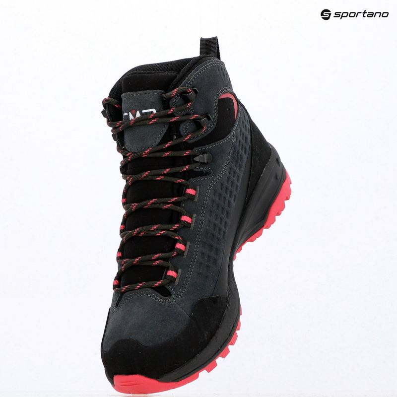 Damen-Trekkingschuhe CMP Vertyx Mid Waterproof grey/fuxia 9