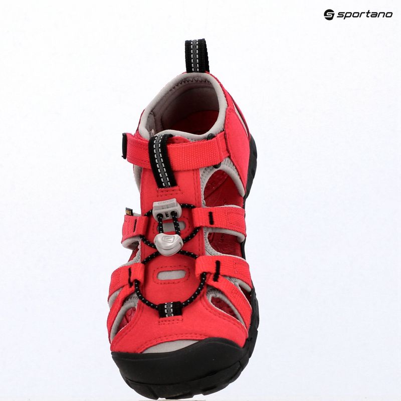Kinder-Sandalen KEEN Seacamp II CNX red/alloy 9