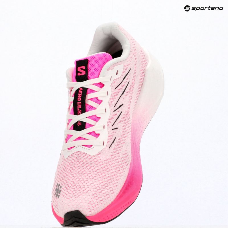 Laufschuhe für Damen Salomon Aero Blaze 4 white/knockout pink 15