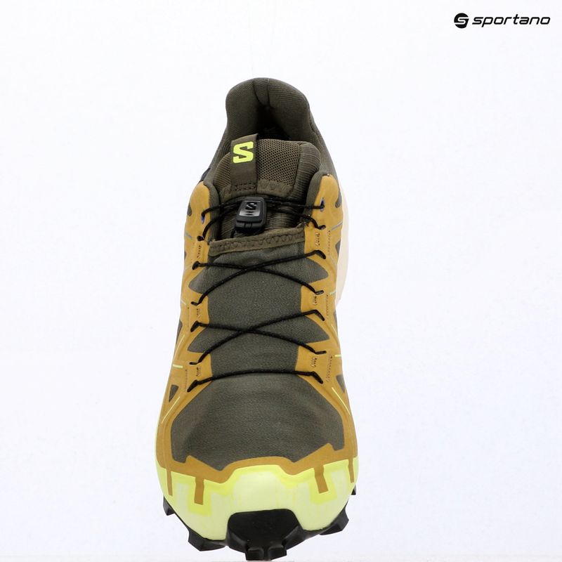 Herren-Laufschuhe Salomon Speedcross 6 GTX grape leaf/aspargus green 16