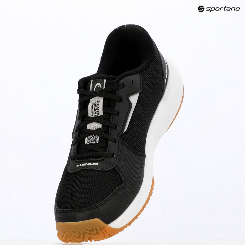 Herren-Tennisschuhe HEAD Revolt Court 5.0 Indoor black/white 9