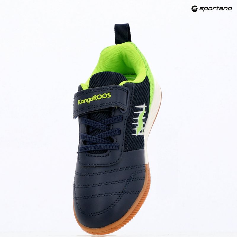 Kinderschuhe KangaROOS K5-Super Court EV dark navy/lime 3