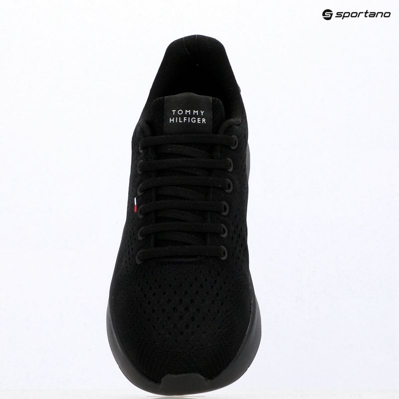 Herren Schuhe Tommy Hilfiger Lightweight Runner Knit black 9