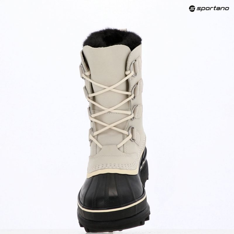 Damen-Schuhe Sorel Caribou chalk/black 9