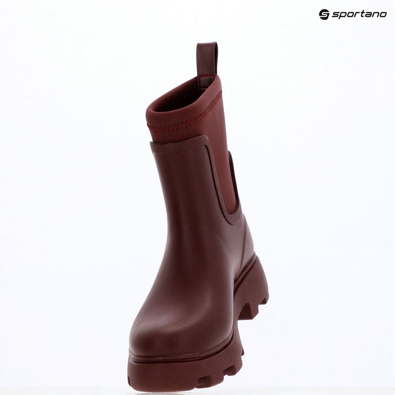 Gummistiefel für Damen Tommy Hilfiger Stamp Warm Ankle oxblood 9