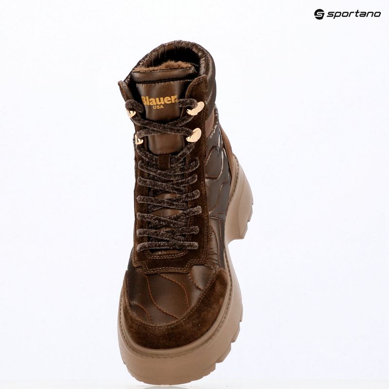 Damen-Schuhe Blauer USA F6BLANCA03 dark brown 9