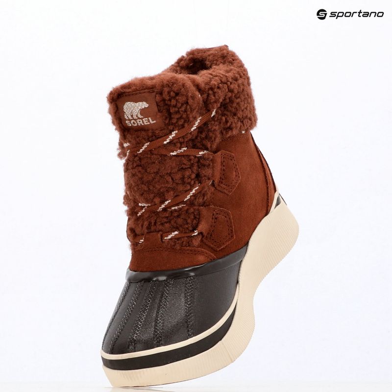 Damen-Schneestiefel Sorel Out N About IV Chillz Wp dark auburn/blue 9
