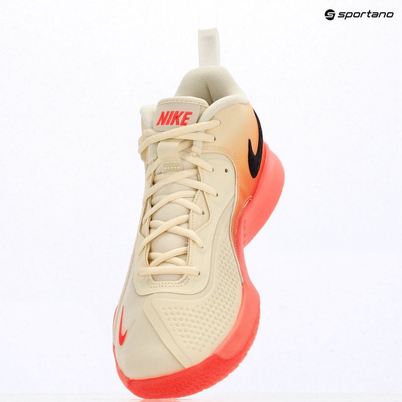 Volleyballschuhe Nike React Hyperset 2 SE coconout milk/cave purple/hot lava 9