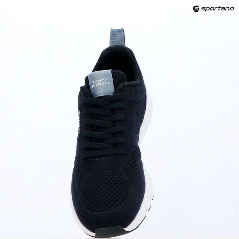 Herren Schuhe Tommy Hilfiger Light Knitted navy blue 9
