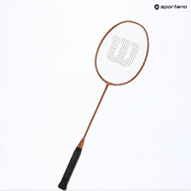 Badmintonschläger Wilson Vertex 300 bronze/white 14