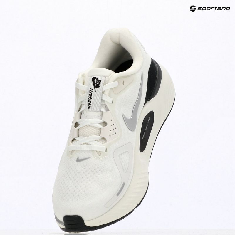 Laufschuhe für Damen Nike Structure 26 summit white/anthracite/metallic silver 14