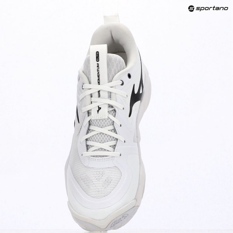 Volleyballschuhe Mizuno Wave Momentum Elite white/metallic gray/black 7