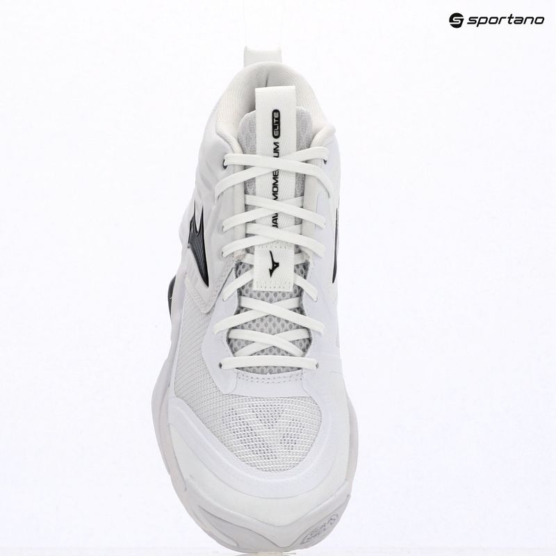 Volleyballschuhe Mizuno Wave Momentum Elite Mid white/metallic gray/black 7