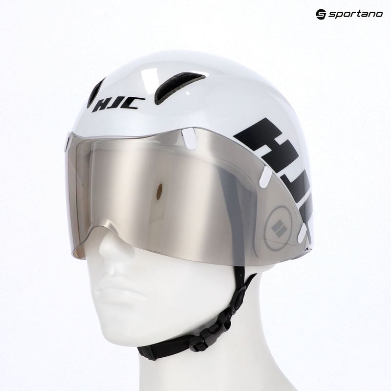 HJC Adwatt 1.5 Triathlon Fahrradhelm weiß 8