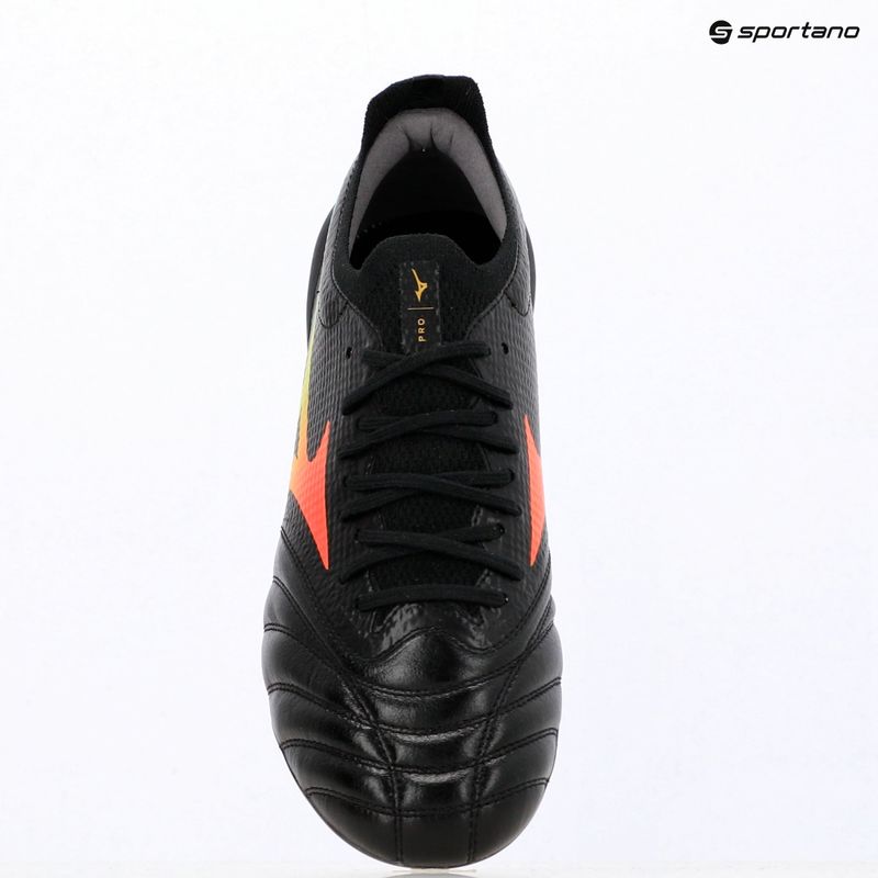 Fußballschuhe Mizuno Morelia Neo V β Pro FG black/lava orange/arcadia 3