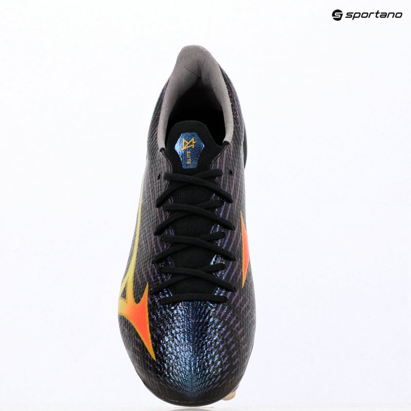 Fußballschuhe Mizuno Alfa III Elite Mix black/lava orange/evening primrose 7