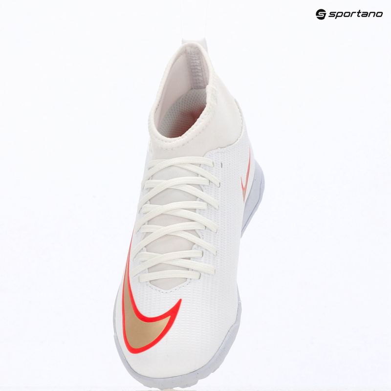 Kinder-Fußballschuhe Nike Jr. Mercurial Superfly 11 Club white/bright crimson/blur 8