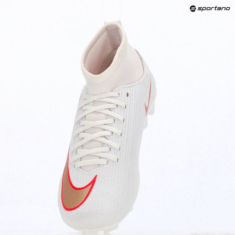 Kinder-Fußballschuhe Nike Jr. Mercurial Superfly 11 Club white/bright crimson/blur 9
