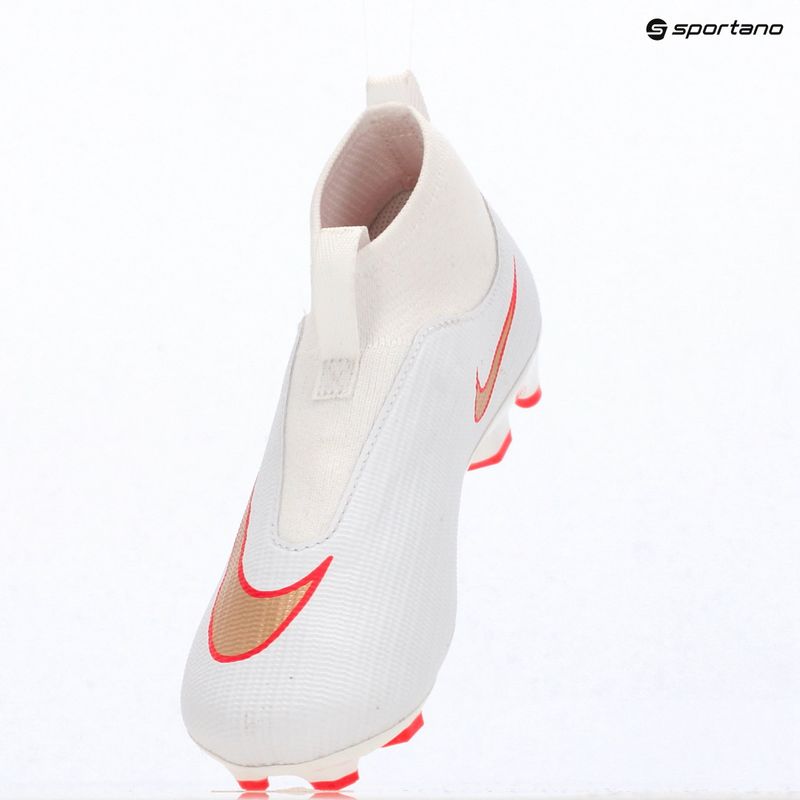 Kinder-Fußballschuhe Nike Jr. Mercurial Superfly 11 Academy white/bright crimson/blur 9