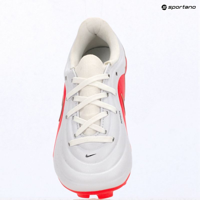 Kinder-Fußballschuhe Nike Jr. Tiempo Maestro Academy white/bright crimson/blur 8