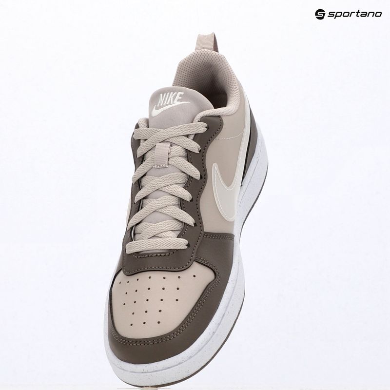 Nike Court Borough Low Schuhe moon particle/cave stone/weiß/weiß 18
